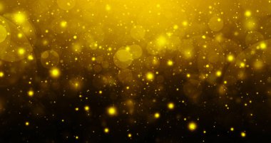 Soyut altın gradyan bokeh arkaplanı
