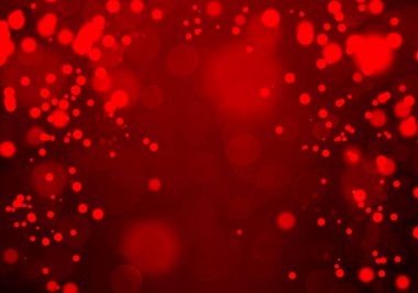 Odaklanamayan dairelere sahip soyut kırmızı lüks bokeh arkaplan