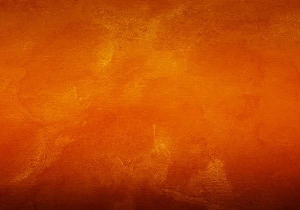 Halloween Pomarańczowy Gradient Akwarela Tło — Zdjęcie stockowe