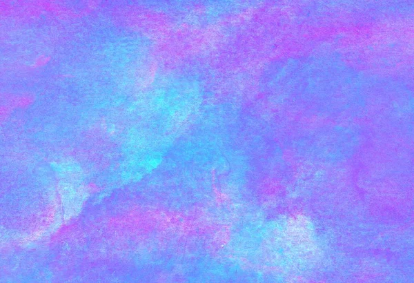 Acuarela Abstracta Fondo Azul Púrpura — Foto de Stock