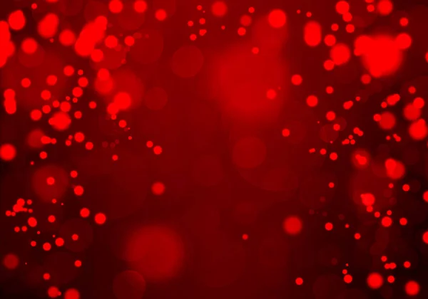 Abstract Red Luxury Bokeh Background Defocused Circles — Stock Photo, Image