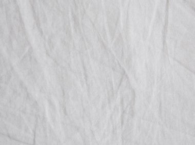 Beyaz buruşmuş kumaş dokusu arkaplanı   