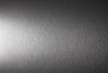 Dikey çizgili gümüş metalik doku arkaplanı