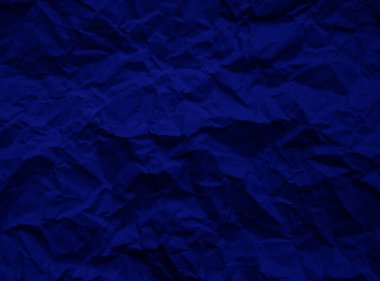 Mavi buruşmuş kağıt doku arkaplanı