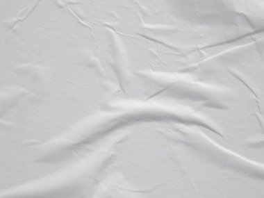 Beyaz ıslak buruşmuş kağıt doku arkaplanı