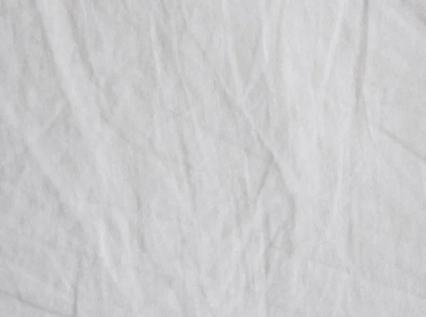Witte Verfrommelde Stof Textuur Achtergrond — Stockfoto