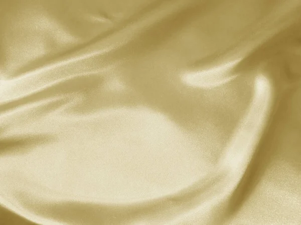 Light Gold Crumpled Fabric Background — Stock Photo, Image