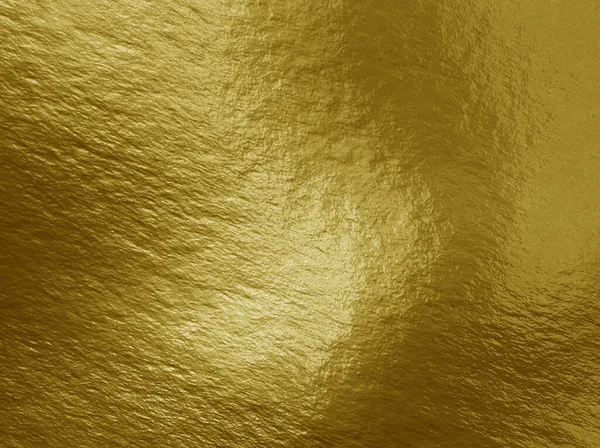 Gouden Folie Achtergrond Met Hoogtepunten Oneffen Textuur — Stockfoto