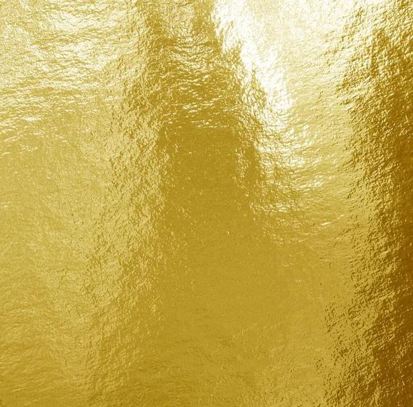 Gold Foil Background Highlights Uneven Texture — Stock Photo, Image