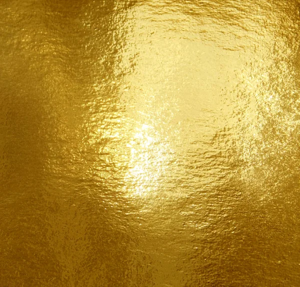 Gold Foil Texture Background Highlights Uneven Surface — Stock Photo, Image