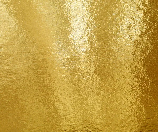 Fundo Textura Folha Ouro Com Destaques Superfície Irregular — Fotografia de Stock