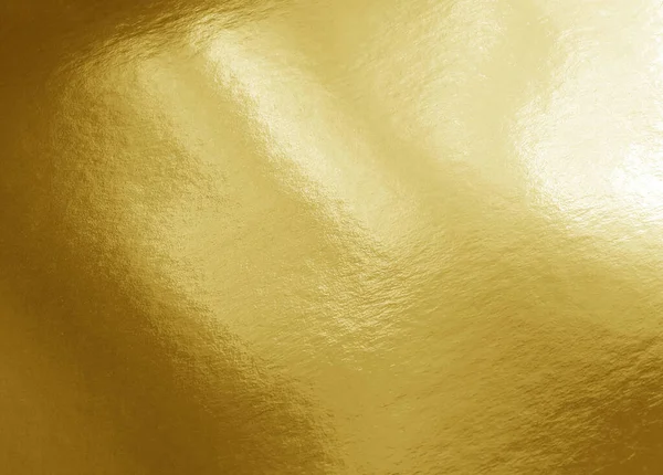 Goldfolie Textur Hintergrund Mit Schatten Highlights Und Unebener Oberfläche — Stockfoto