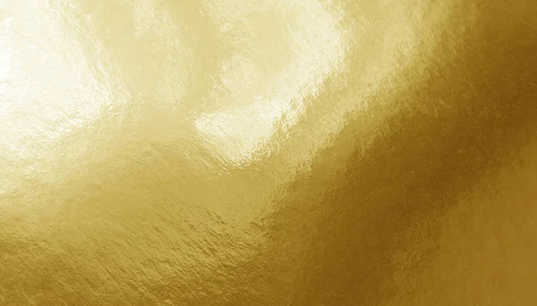 Gold Foil Texture Background Shadows Highlights Uneven Surface — Stock Photo, Image