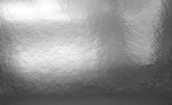 Zilveren Folie Textuur Achtergrond Met Schaduwen Hoogtepunten — Stockfoto