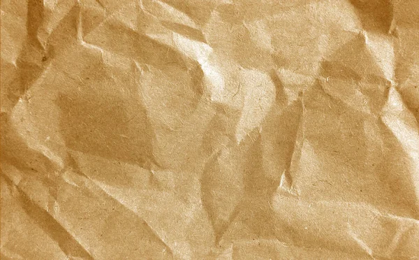 Texture Papier Kraft Ridée Fibreuse Brun Clair — Photo