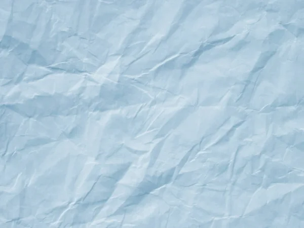 Fondo Textura Papel Arrugado Azul Claro —  Fotos de Stock