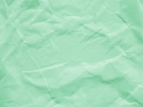 Mint Zielony Zgnieciony Tło Tekstury Papieru — Zdjęcie stockowe