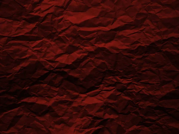 Смятая Темно Красная Бумага — стоковое фото