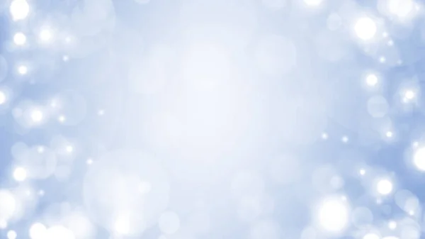 Niebiesko Białe Abstrakcyjne Zimowe Gradientowe Tło Bokeh Miękkie Tło Świąteczne — Zdjęcie stockowe