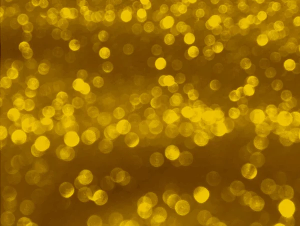 Shiny Festive Golden Bokeh Background — Stock Photo, Image