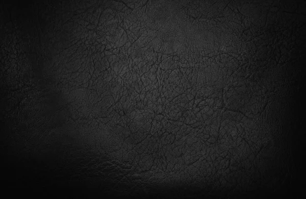 Nero Opaco Gradiente Finta Pelle Texture Sfondo — Foto Stock