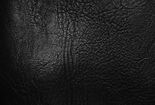 Gradiente Negro Cuero Artificial Textura Fondo — Foto de Stock