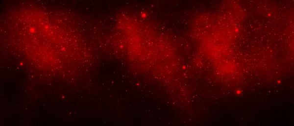 Streszczenie Czerwony Czarny Gwiaździsty Wszechświat Ilustracja — Zdjęcie stockowe
