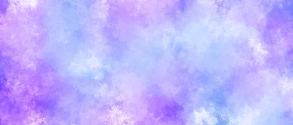 Абстрактный Мягкий Фиолетовый Синий Акварельный Фон — стоковое фото