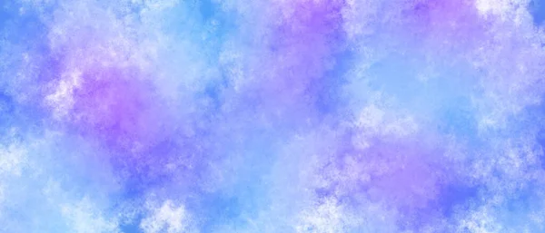 Абстрактный Синий Фиолетовый Белый Акварельный Фон — стоковое фото