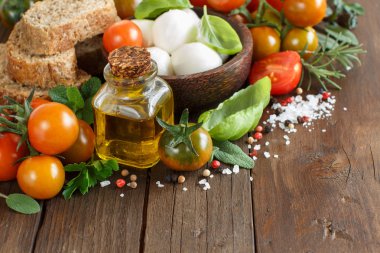 İtalyan yemek ingridients