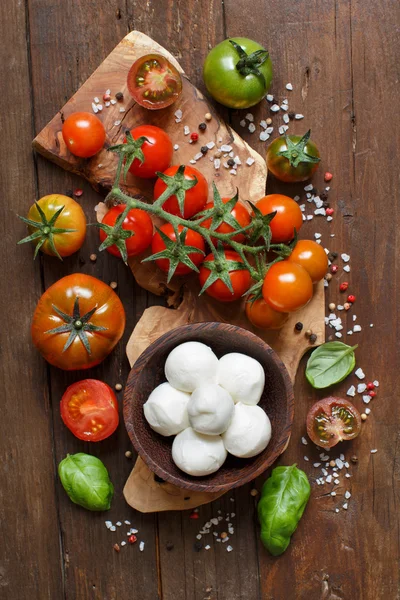 İtalyan ingridients caprese salatası için