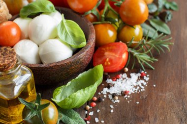 İtalyan yemek ingridients