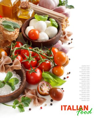 İtalyan yemek ingridients