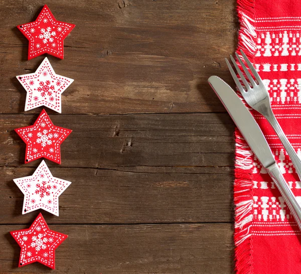 Christmas Table setting — Stock Image Christmas Table setting Stock Image