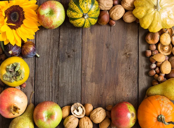 Autumn frame background — Stock Photo, Image
