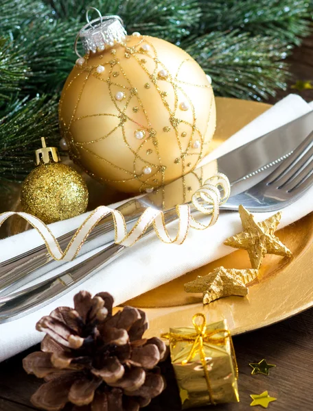 Festive table setting — Stock Photo, Image