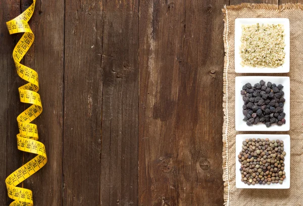 Legumes in bowls — Stock Photo, Image