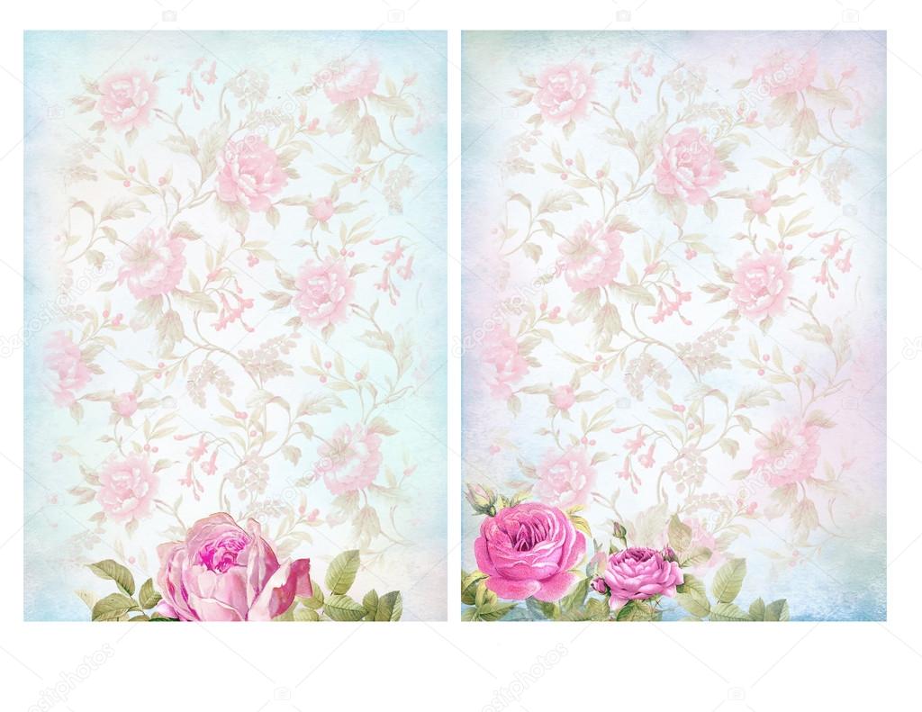 Shabby Chic Backgrounds With Roses Stock Photo C Karissaa 62860769