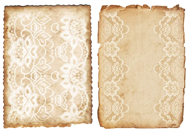 Vintage backgrounds with lace — Stock Photo, Image