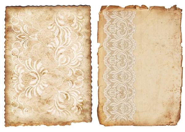 Vintage backgrounds with lace — Stock Photo, Image