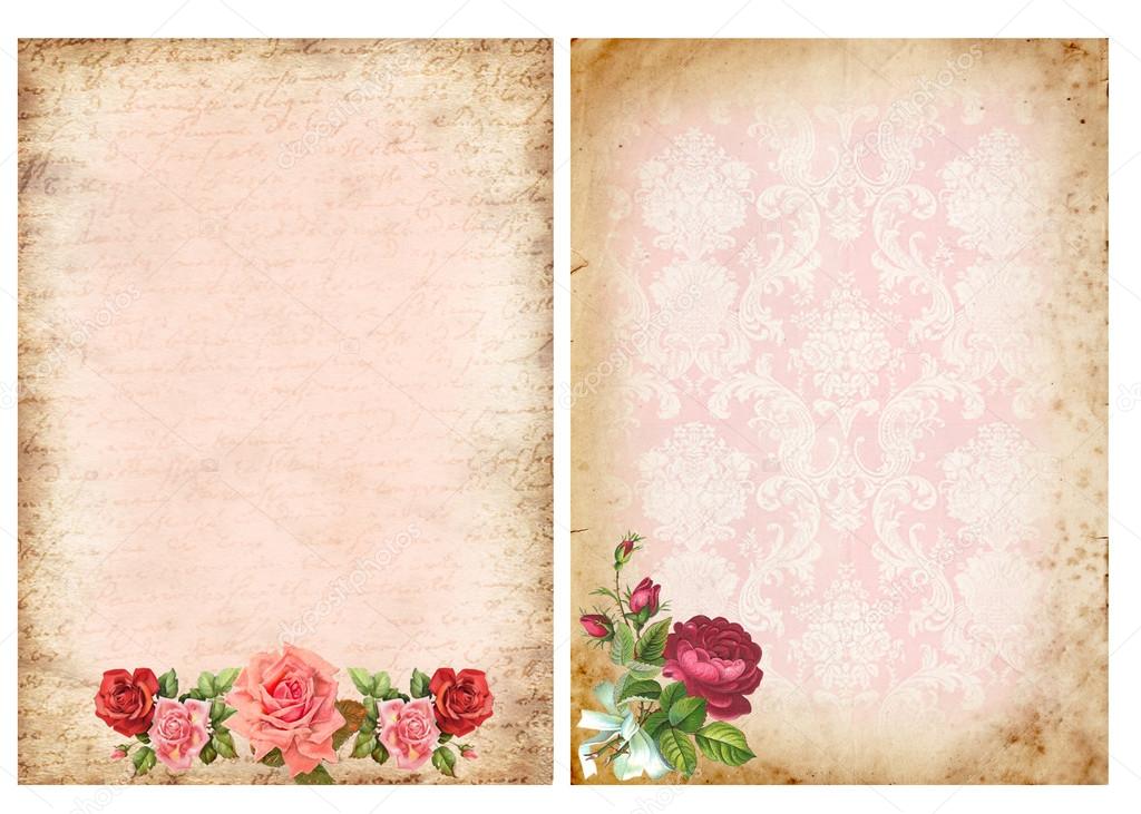 Vintage backgrounds with roses