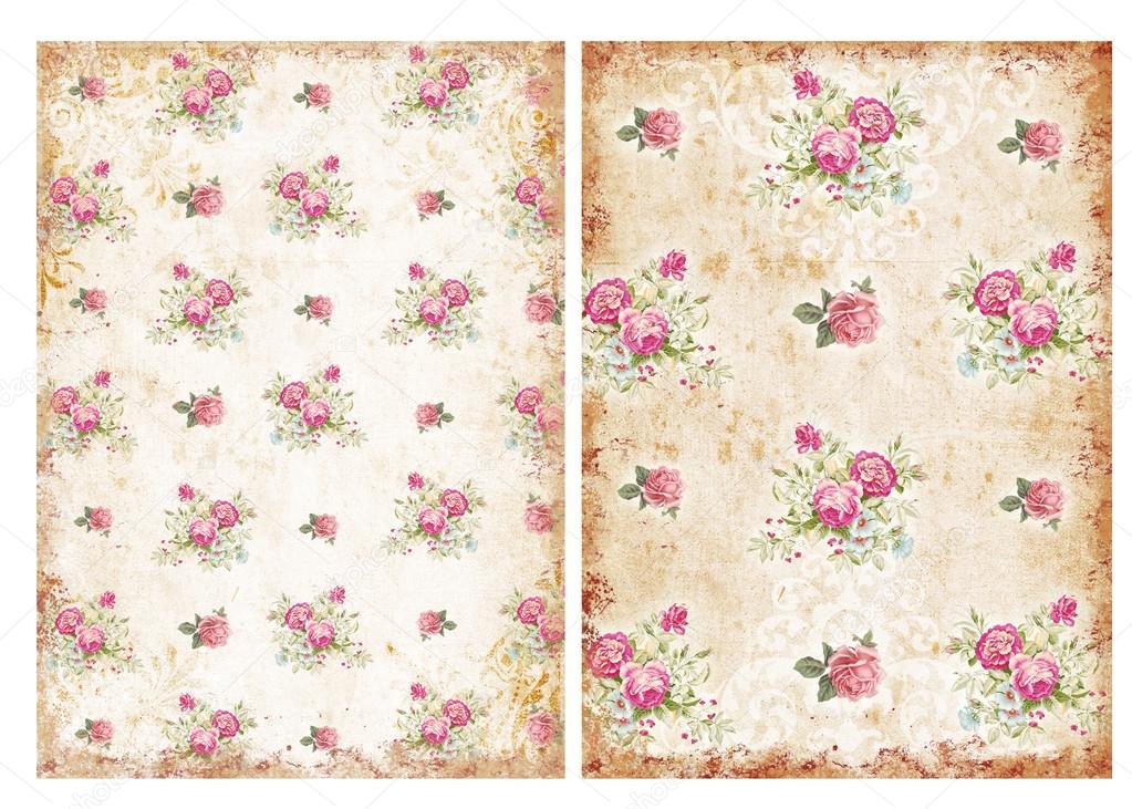 Vintage backgrounds with roses