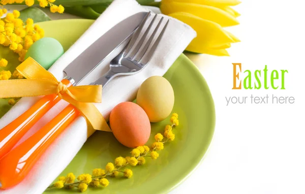 Easter table setting — Stock Photo, Image