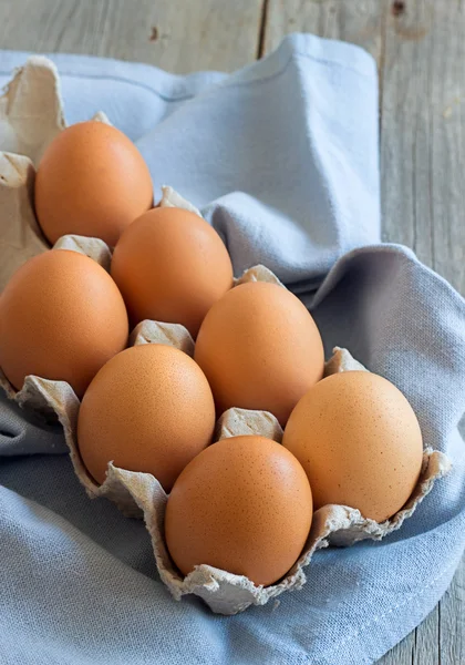 Chicken eggs — Stock Photo, Image