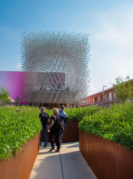 İngiltere Pavyonu, expo 2015'e — Stok fotoğraf