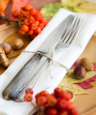 Sonbahar rustik Tablo ayarı