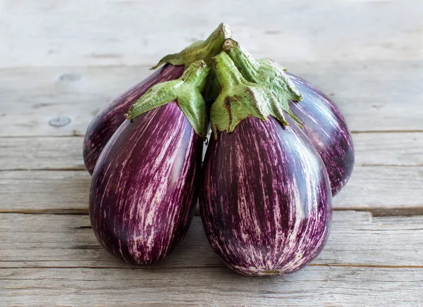 Striped eggplants — Stock Photo, Image