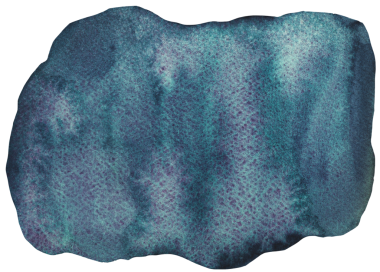 Koyu mavi suluboya dikdörtgen, izole bir illüstrasyon. Düzensiz kenarları ve kopyalama alanı olan el boyası bir yama. Model, düğün ve tatil kırtasiyesi için grafiksel öge, şablon