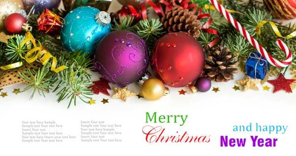 Renkli Noel süsleri 