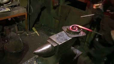 Örs forge, metal çalışan demirci.